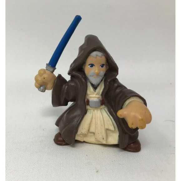 STAR WARS Galactic Heroes Old Obi Wan w/ Hood - Picture 1 of 1